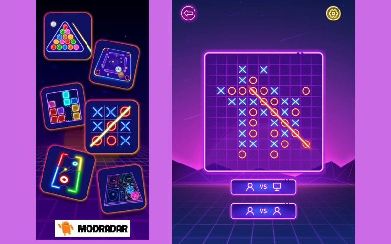 Tic Tac Toe Glow: 2 Player XO Apk Tic Tac Toe Glow: 2 Player XO Apk
