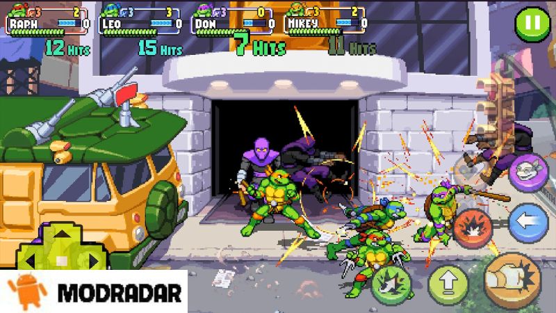 TMNT: Shredder's Revenge Mod True characters and enemies in TMNT: Shredder's Revenge Mod