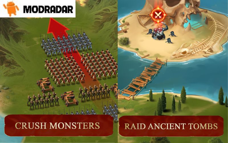 Total Battle: War Strategy Mod Realistic combat experience in the game Total Battle: War Strategy Mod