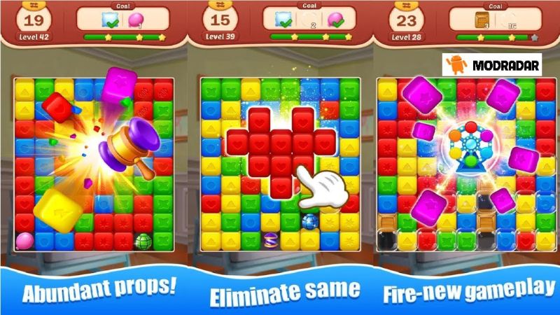 Toy Bomb: Match Blast Puzzles Mod Ưu điểm mà Toy Bomb: Match Blast Puzzles Mod sở hữu
