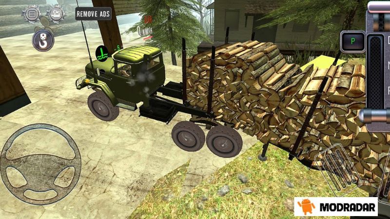 Truck Simulator: Offroad Mod Gameplay in Truck Simulator: Offroad Mod