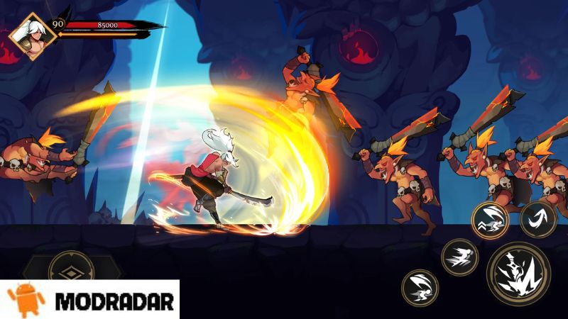 Twins: Legends of Ninja Hunter Apk Impressive graphics of Twins: Legends of Ninja Hunter Apk game