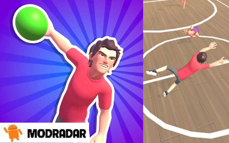 Ultimate Dodgeball 3D Mod Gameplay menarik dari game Ultimate Dodgeball 3D Mod