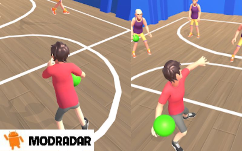 Ultimate Dodgeball 3D Mod Tidak terbatas dalam game Ultimate Dodgeball 3D Mod
