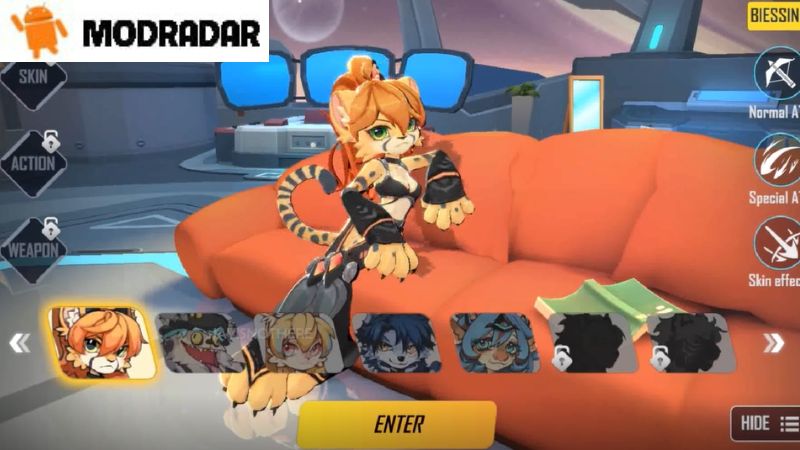 Unhappy Raccoon Mod Musuh dalam game Unhappy Raccoon Mod