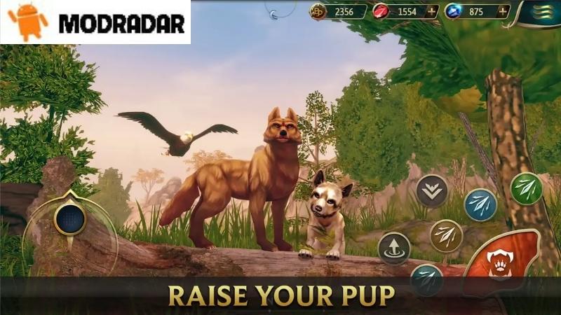 So tài cùng bạn bè khi chơi Wolf Tales Mod