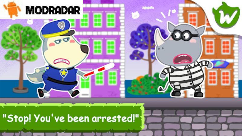 Wolfoo Police And Thief Game Apk Luyện tập sự tinh mắt trong game Wolfoo Police And Thief Game Apk