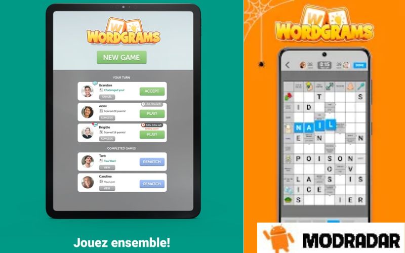 Grafik Menarik dari Wordgrams - Crossword & Puzzle Apk