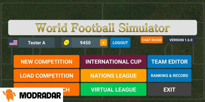 World Football Simulator Mod Pengantar tentang game World Football Simulator Mod