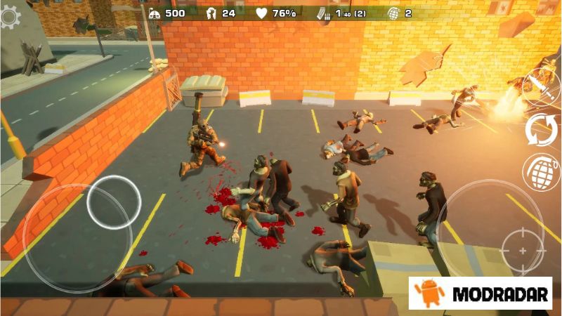 Những ưu điểm mà Zombie Defense Force APK sở hữu