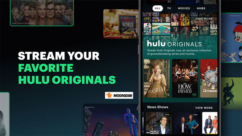 hulu mod apk 02 - Hulu Mod Apk V5.13.0+16407-google (Premium Unlocked) All your favorite TV shows and movies are right in your hand