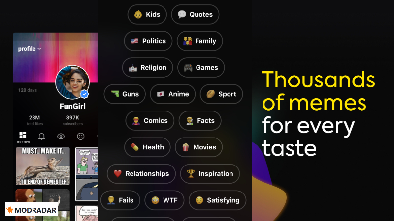 iFunny X 2 - iFunny X Apk V10.7.21 iFunny X ứng dụng hỗ trợ mọi chủ đề