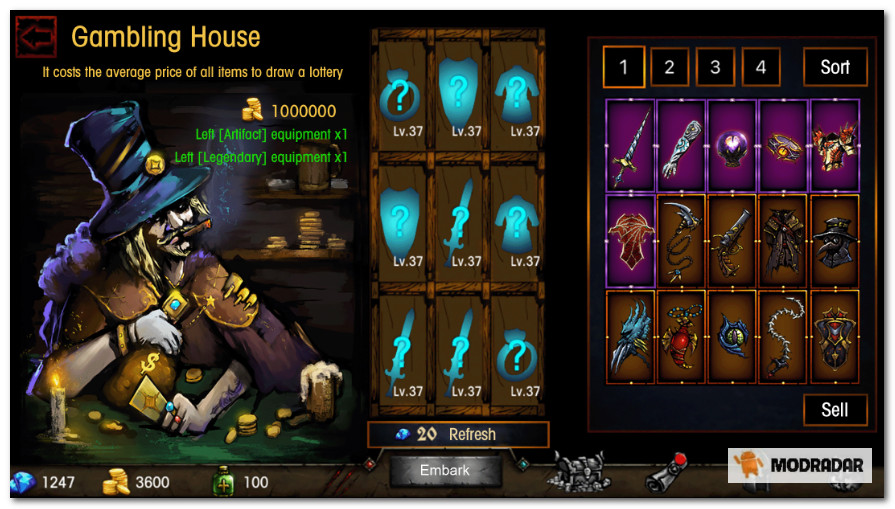 23123123131 - Dungeon Survival mod v2.1.1 (Tiền không giới hạn, Elixir, Tốc độ)