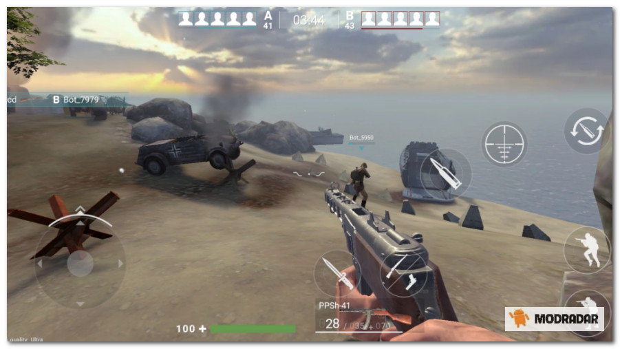 Ghosts of War mod Điều khiển