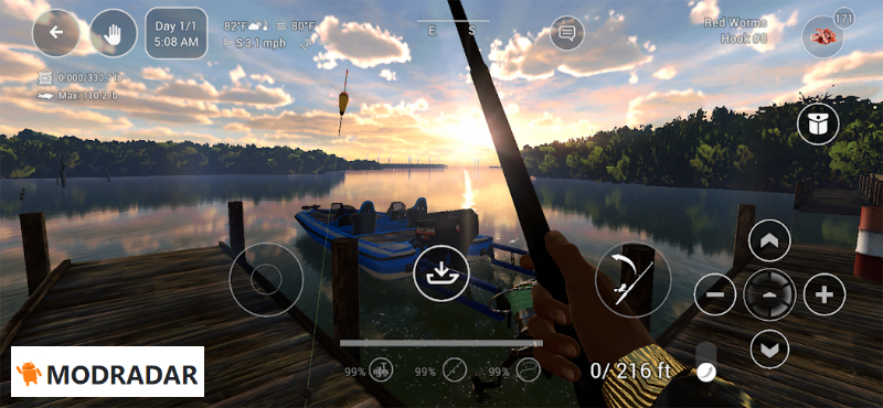 Fishing Planet MOD Outstanding features of the game Fishing Planet MOD