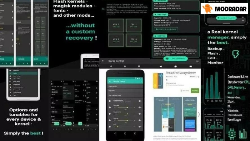 Franco Kernel Manager APK Franco Kernel Manager APK dengan sistem kontrol super nyaman