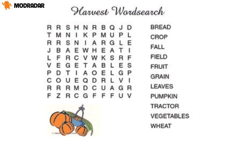 Harvest of Words - Word Search mod Harvest of Words - Word Search mod