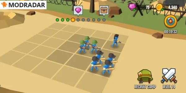 Stick army world war strategy 2 - Stick Army: World War Strategy mod v1.4.4 (Vô hạn tiền)