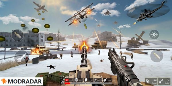 World war fight for freedom 1 - World War: Fight For Freedom mod v0.1.9.3 (Nạp đạn nhanh, Vô hạn hỗ trợ)