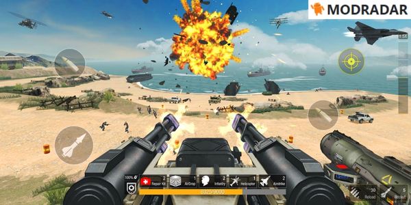 World war fight for freedom 3 - World War: Fight For Freedom mod v0.1.9.3 (Nạp đạn nhanh, Vô hạn hỗ trợ)