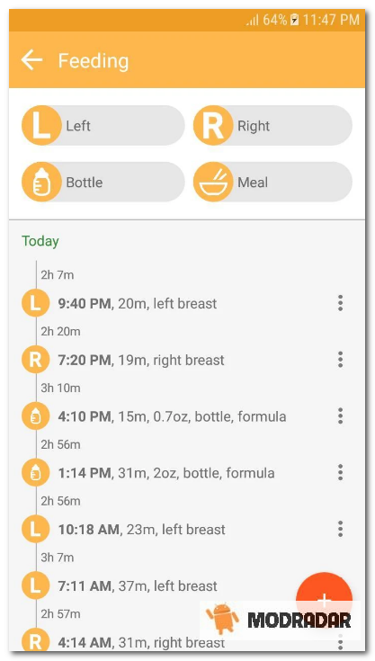 Baby tracker Mod Baby tracker Mod