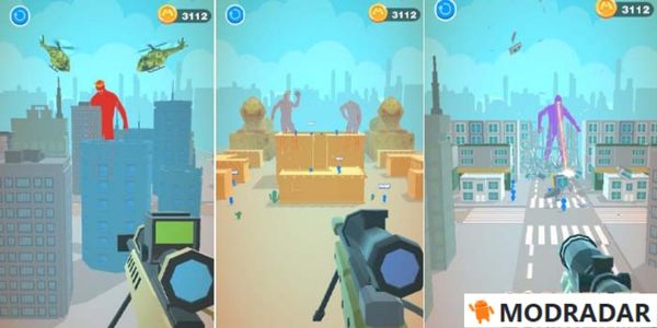 Many different levels for players to conquer Giant Wanted MOD Many different levels for players to conquer Giant Wanted MOD