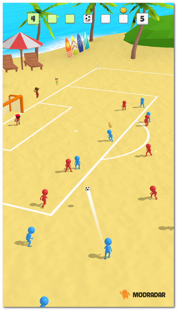 Bối cảnh game Super Goal APK