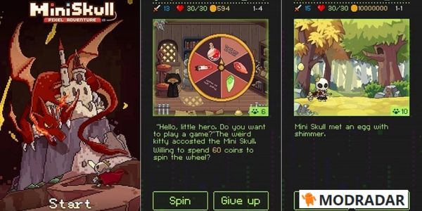 Many in-game items for you to hunt for possession Mini Skull - Pixel Adventure mod