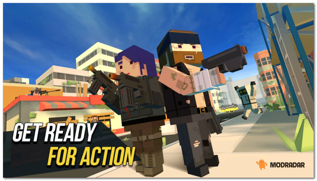 Game mode in Grand Battle Royale:Pixel FPS Mod