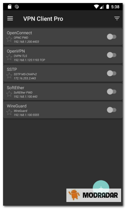 toi1 - VPN Client Pro Mod V1.01.98 (Premium Unlocked) Other utilities when using the VPN Client Pro app