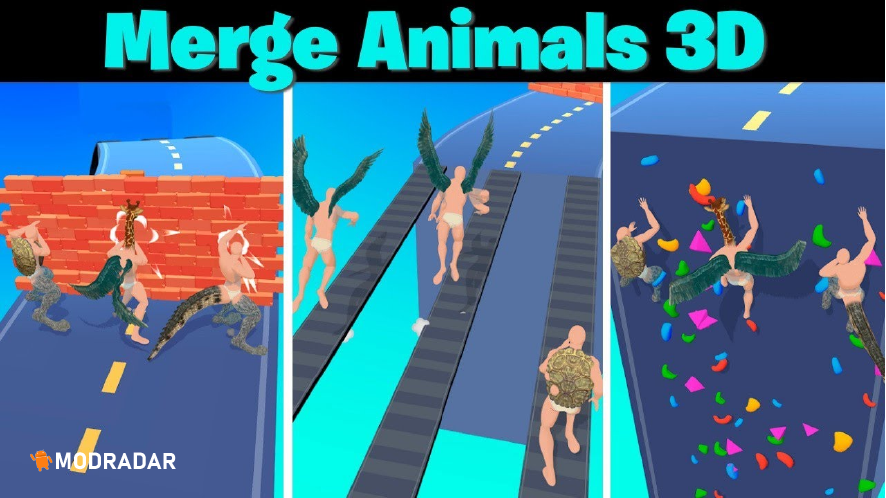 Merge Animals 3D - Mutant race mod Merge Animals 3D - Mutant race mod