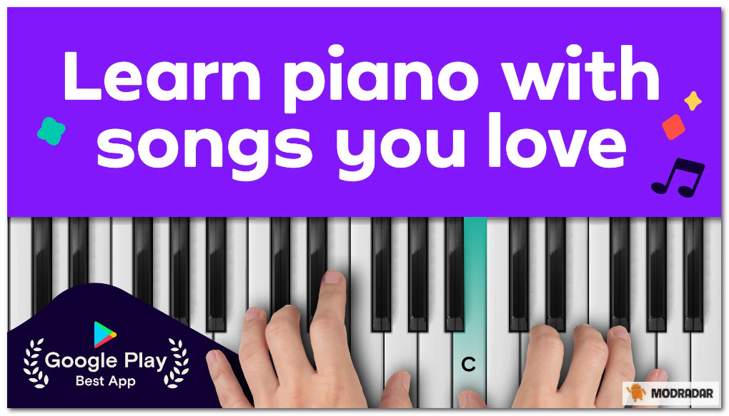 Simply Piano by JoyTunes Mod Giới thiệu về ứng dụng Simply Piano by JoyTunes Mod