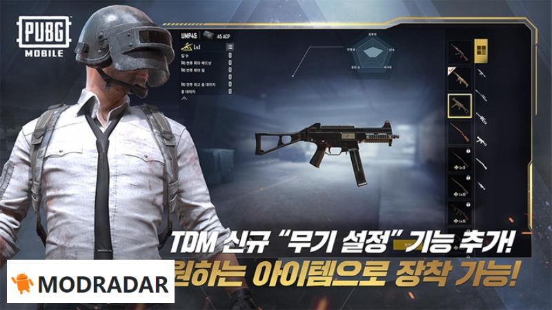 PUBG Mobile Han Quoc MOD Various Weapons