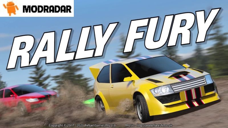 Rally fury Mod Introduction about the game Rally fury Mod