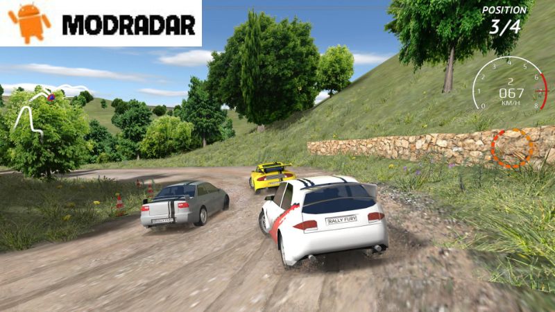 Rally fury Mod Outstanding features included in Rally fury Mod
