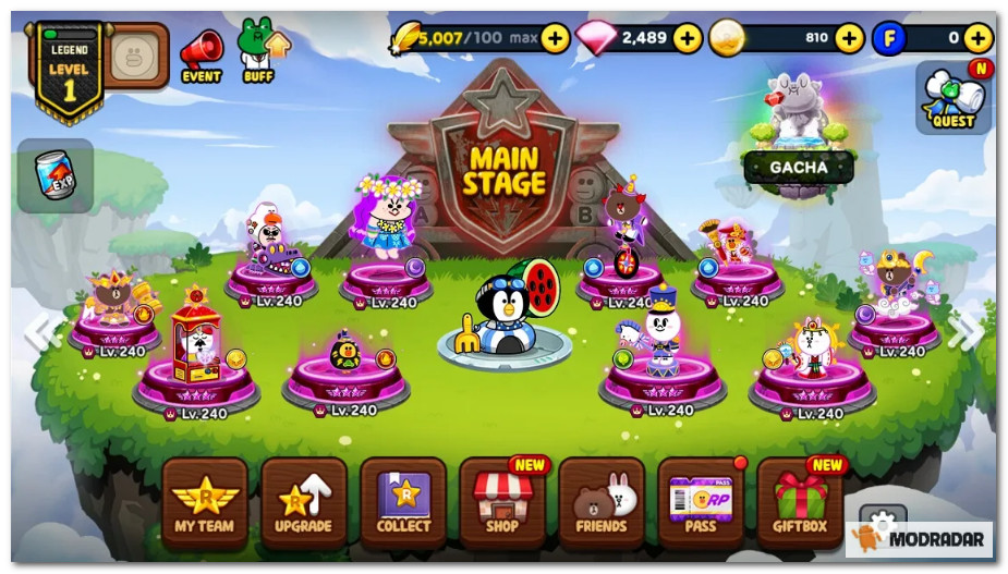 LINE Rangers mod LINE Rangers mod