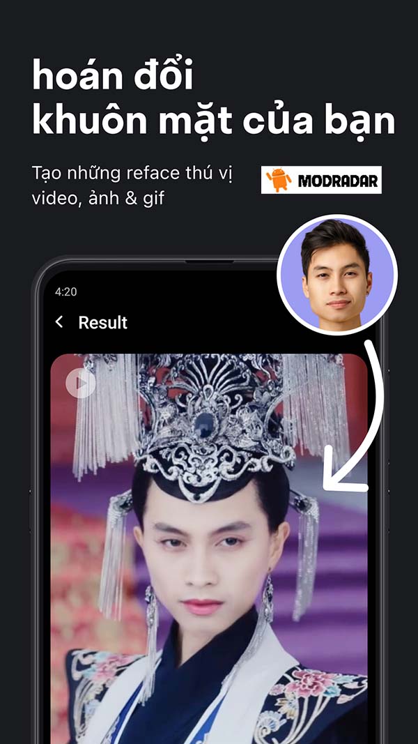reface mod apk 01 - Reface Pro Mod Apk 4.22.0 (Đã mở khóa Pro) REFACE Pro Mod Apk