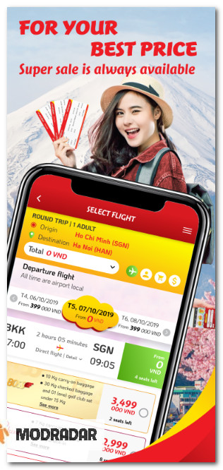 VietJet Air Apk Membership registration system